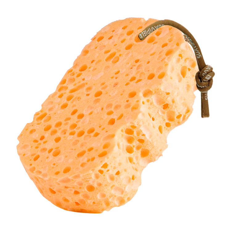 Губка для душу Suavipiel Extra Peeling Sponge, помаранчева